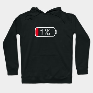 1 Percent, Low Battery Hoodie